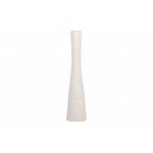Керамична ваза 40см Organic Cone бяла